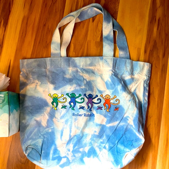 Roller Rabbit Bags Roller Rabbit Tie Dye Canvas Tote Bag Poshmark